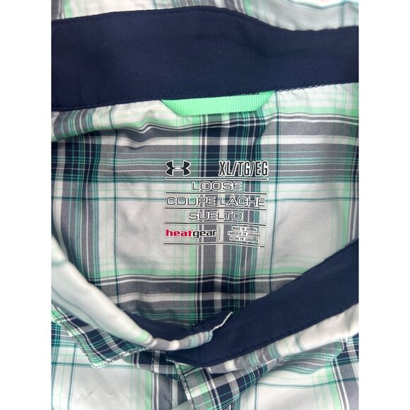 Under Armour Mens Loose Fit Check Long Sleeve Fishing Shirt XL - Picture 4 of 5